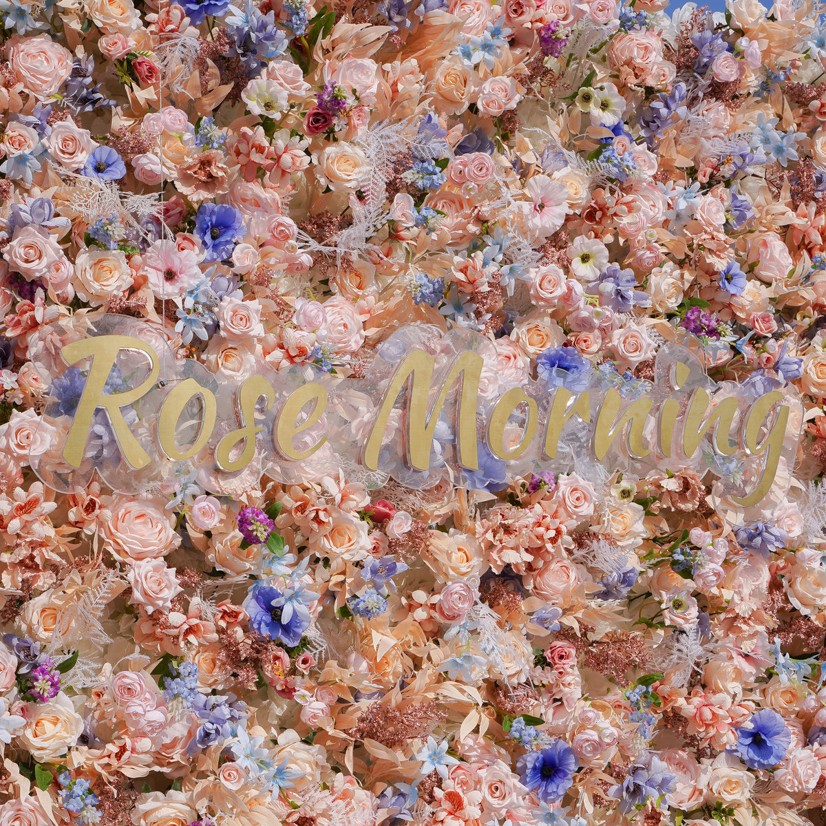Novia：5D 2023 Fabric Artificial rolling up curtain flower wall