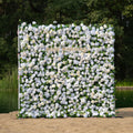 Piper：3D Fabric Artificial rolling up curtain flower wall