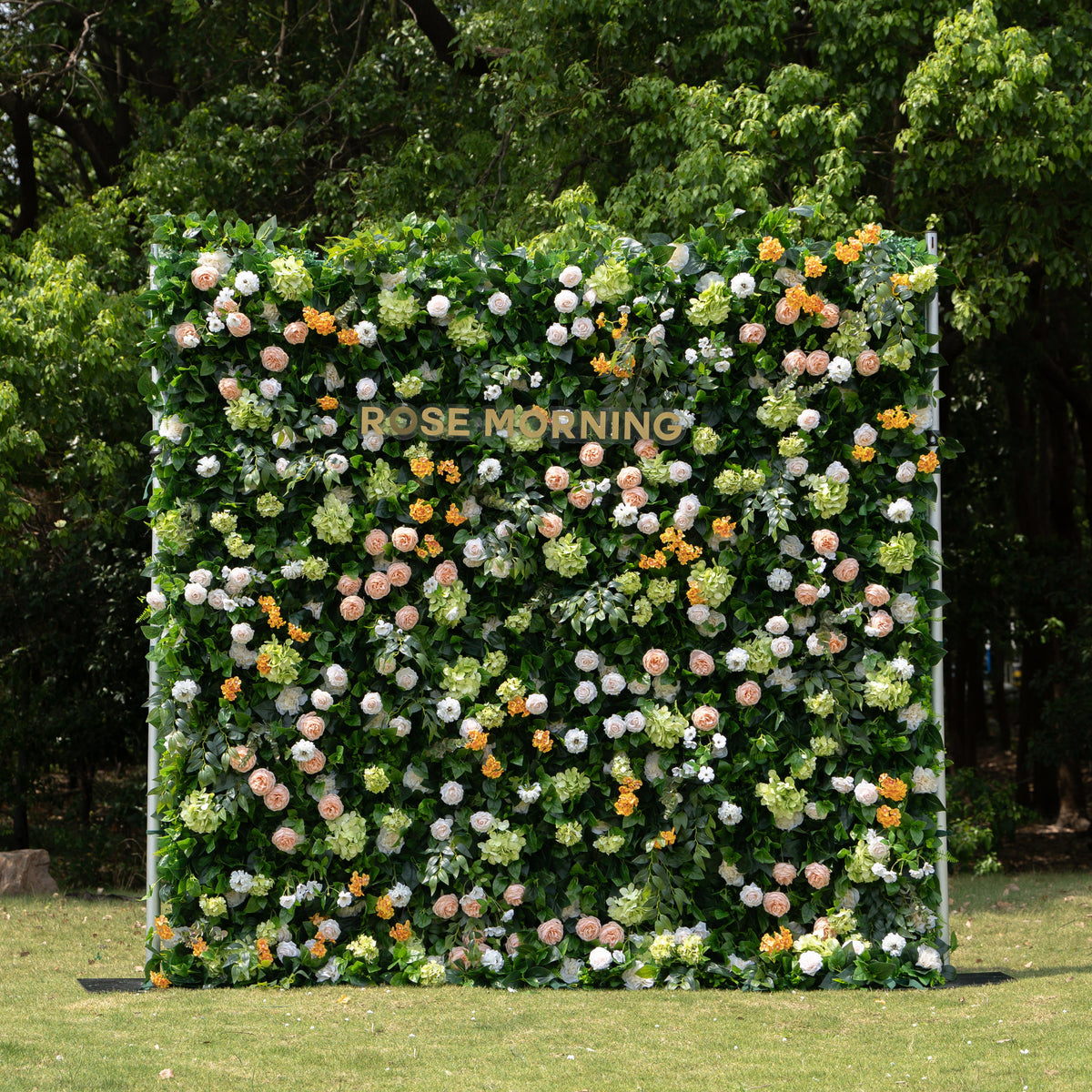Poppy：4D Fabric Artificial rolling up curtain flower wall