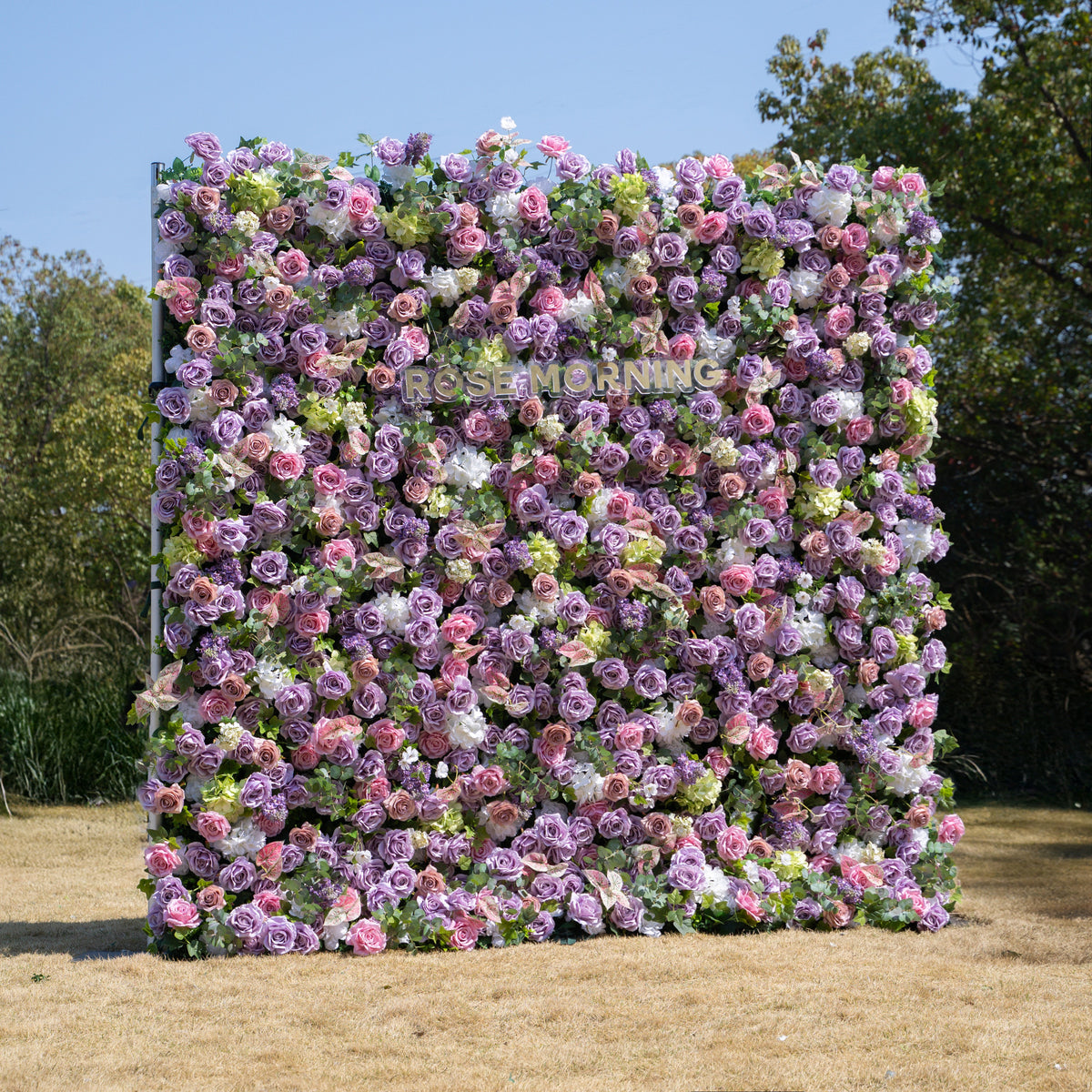Roxanna - Autumn Fall 5D Fabric Zip Up Flower Wall 8ft x 8ft for Wedding Party Backdrop Ready To Ship in USA