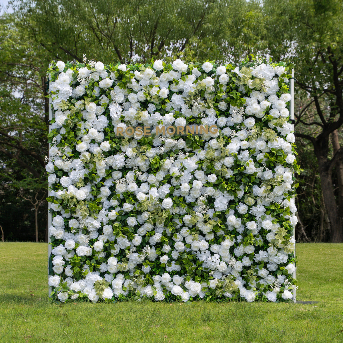 Sava：3D Fabric Artificial rolling up curtain flower wall