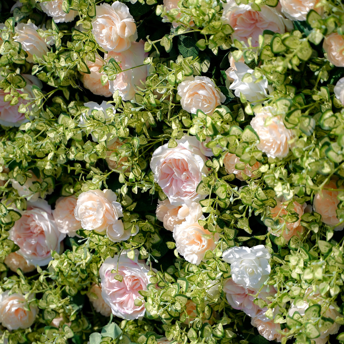 Scarlett：5D Fabric Artificial rolling up curtain flower wall