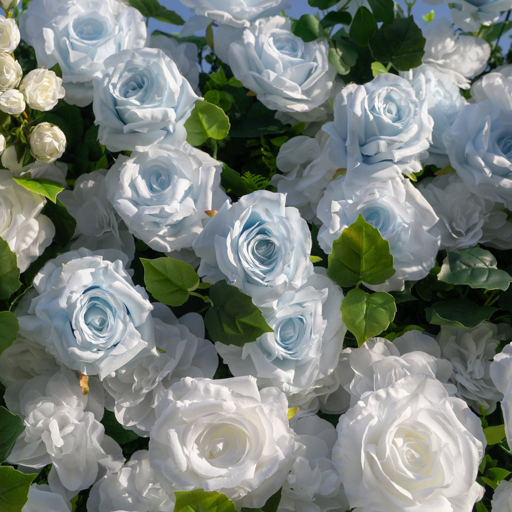 Seasalt：3D Fabric Artificial rolling up curtain flower wall