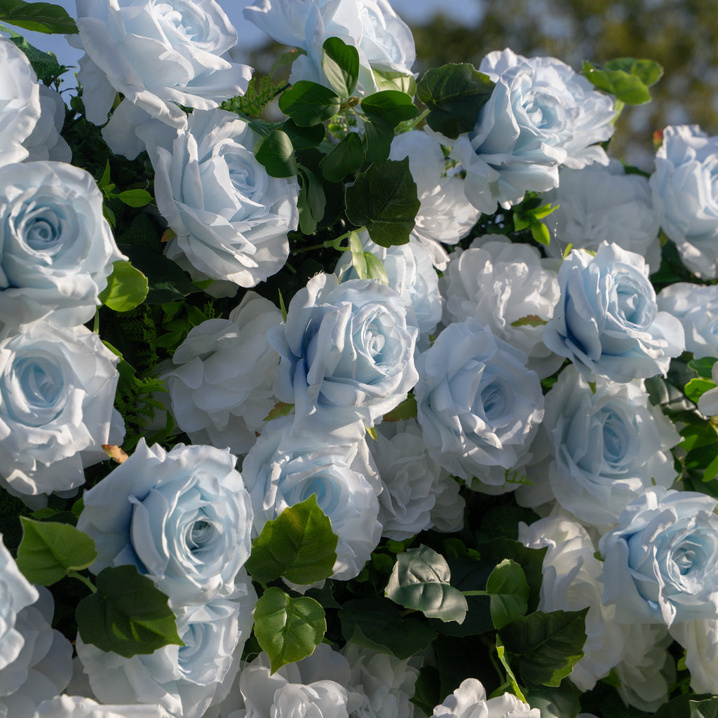 Seasalt：3D Fabric Artificial rolling up curtain flower wall