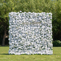 Shy：3D Fabric Artificial rolling up curtain flower wall