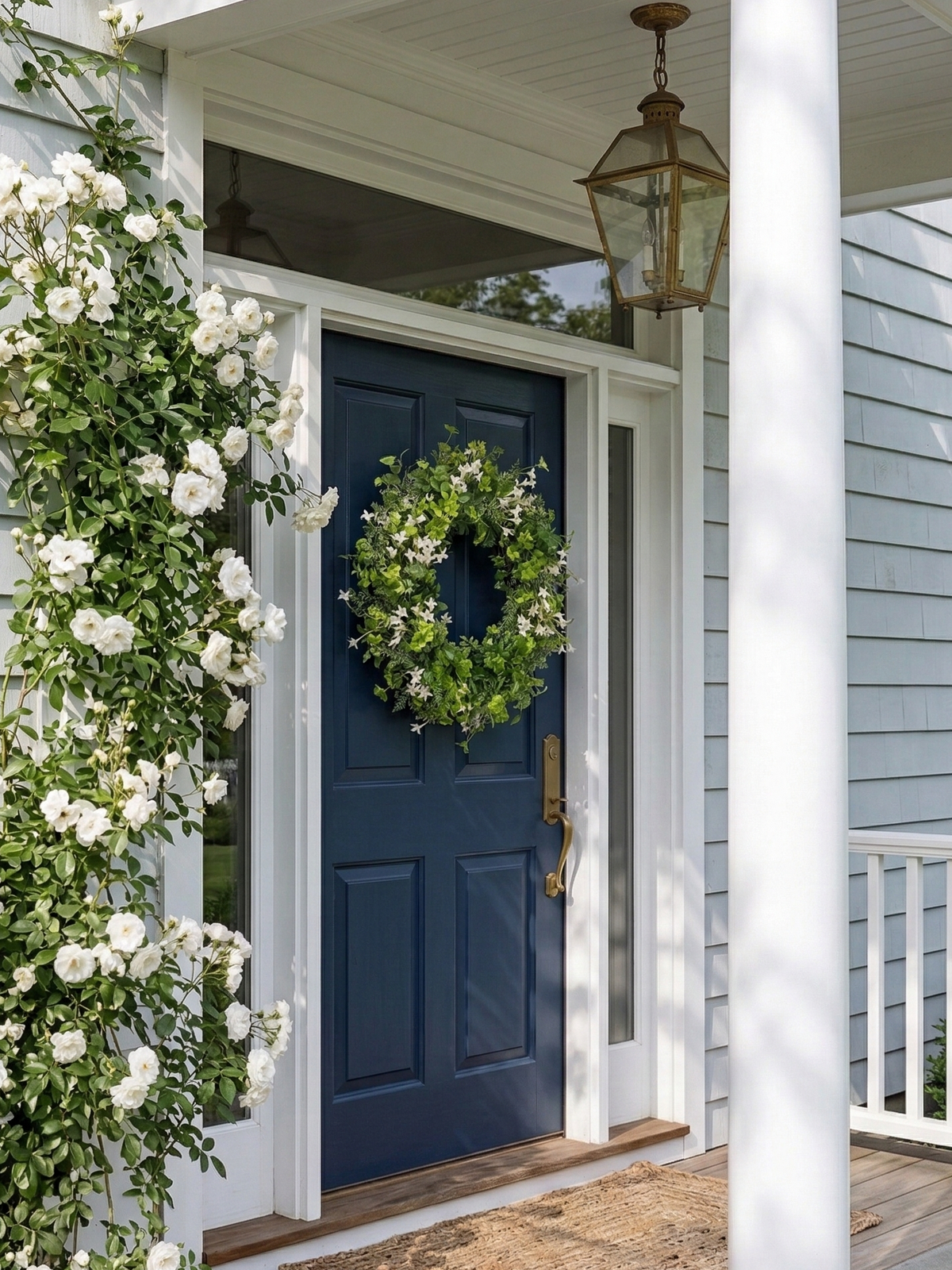 St. Patrick's Day Decorative Wreath with lucky clovers for Door Hanging Garland 21.65"