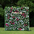 Tallulah：3D Fabric Artificial rolling up curtain flower wall