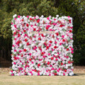 Tami ：5D Fabric Artificial rolling up curtain flower wall (Ready to ship-Only USA)