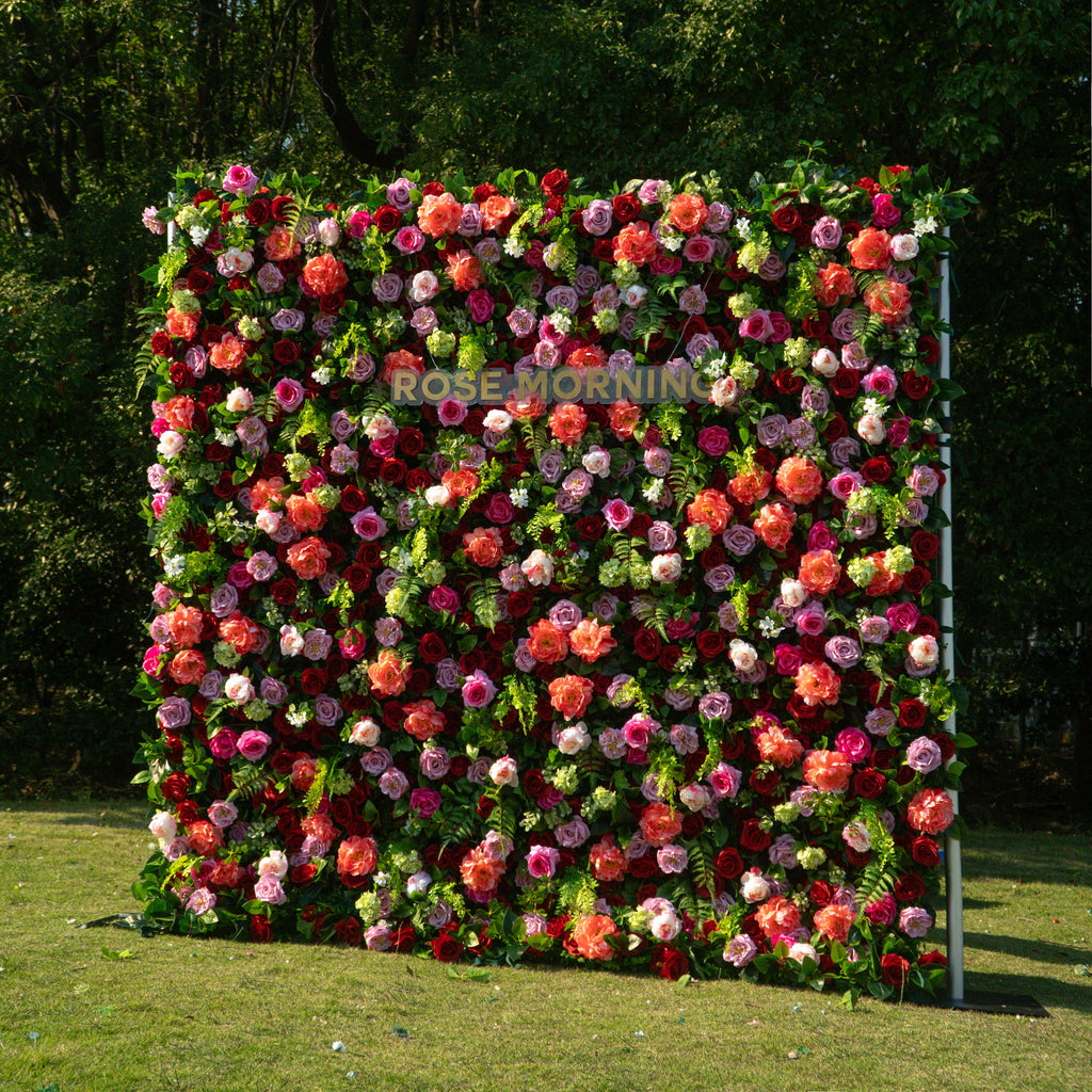 Timeless - Autumn Fall 5D Fabric Roll Up Flower Wall for Wedding Party Event Backdrop
