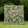 Tori：5D Fabric Artificial rolling up curtain flower wall