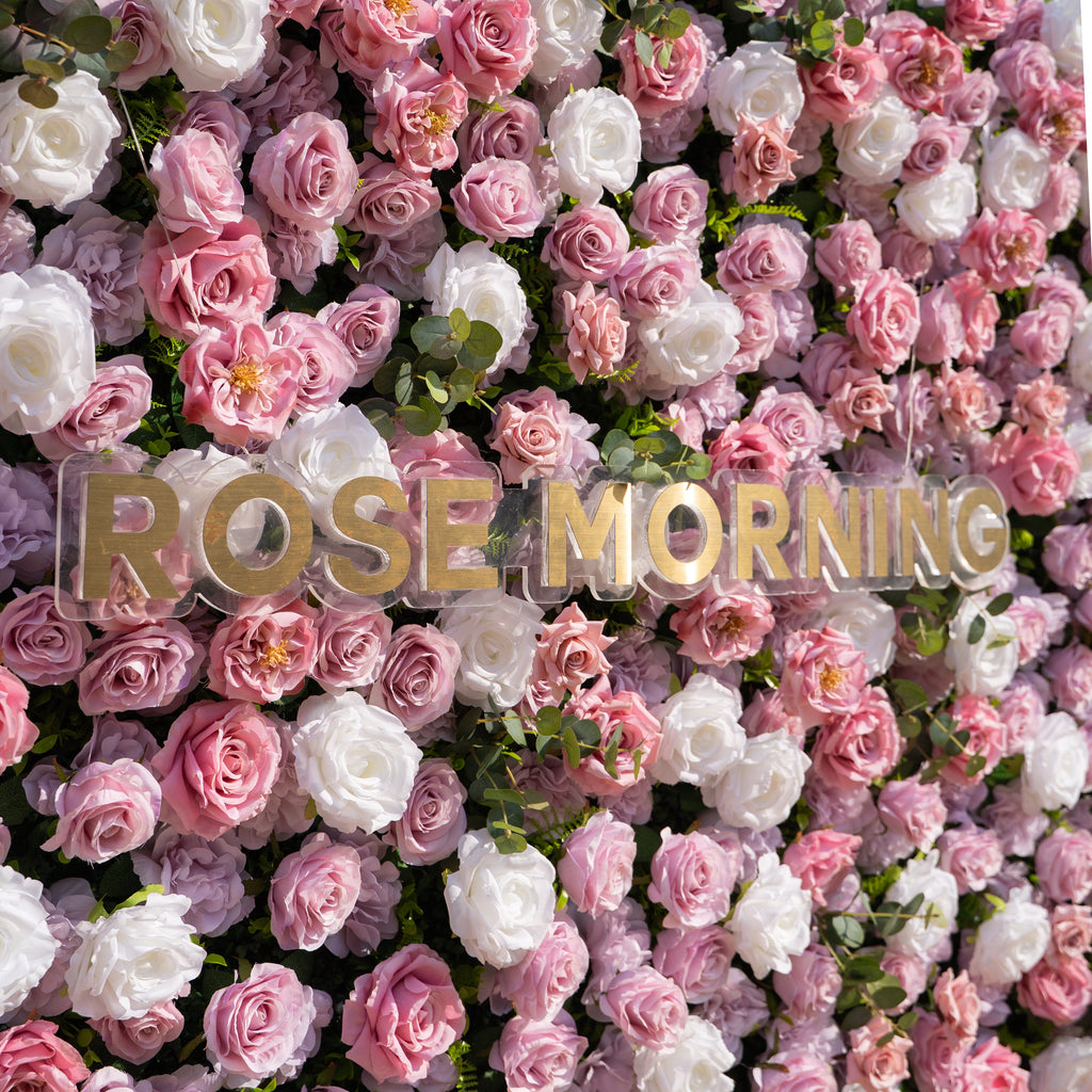 Valen: 3D Dreamy Purple Floral Backdrop for Elegant Event Decor