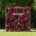 Vino：5D Fabric Artificial zip up curtain flower wall 8ft*8ft