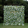 Willow：5D Fabric Artificial rolling up curtain flower wall