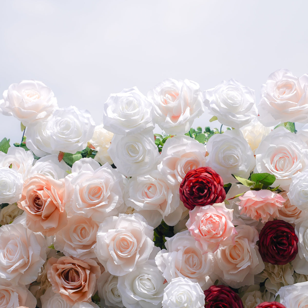 Yvette - 5D Fabric Roll Up Flower Wall for Wedding Party Event Backdrop Decoration